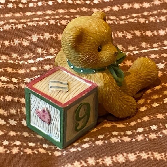 Vintage 1995 Priscilla Hillman 9 Alphabet Bear Cherished Teddies - Picture 3 of 5